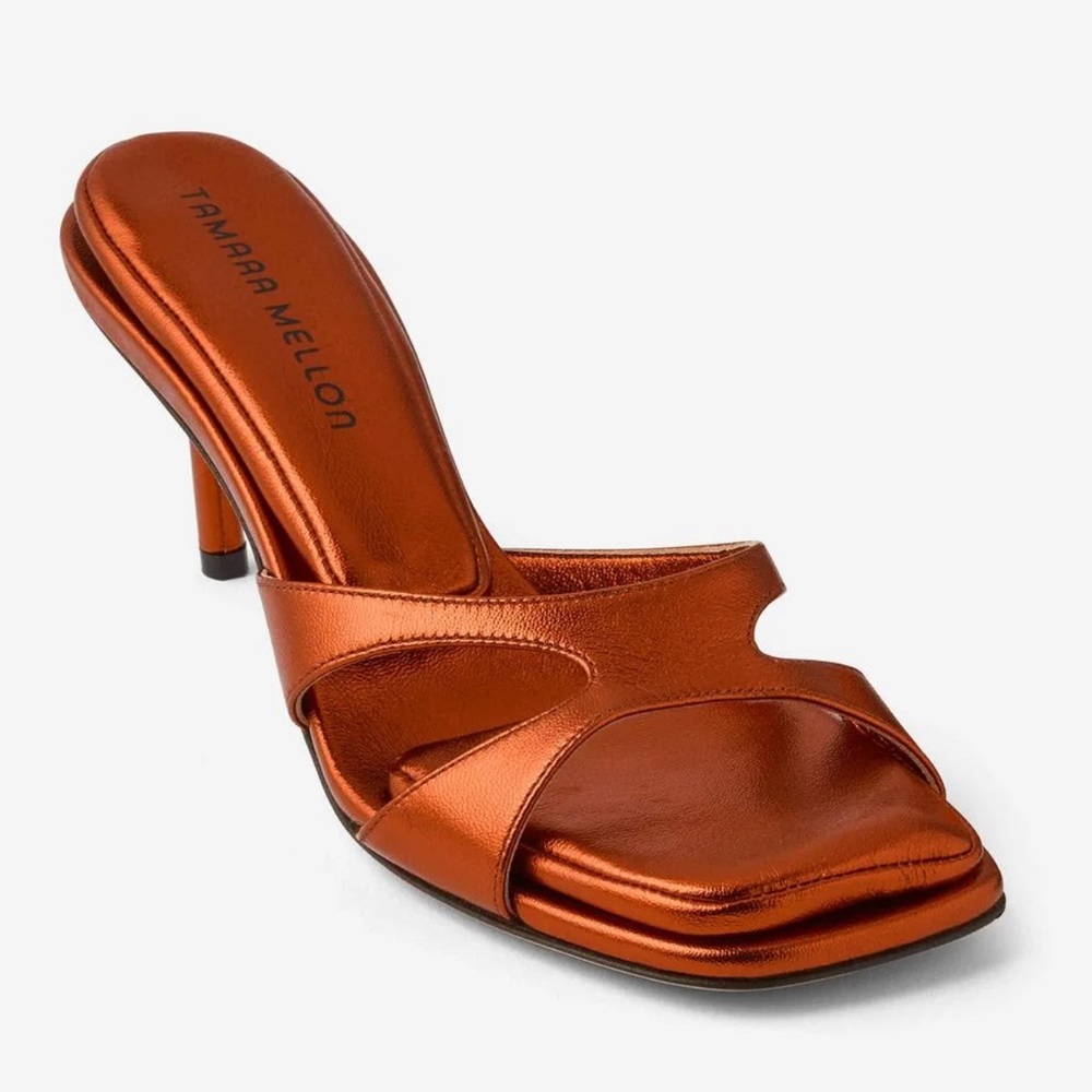 Tamara Mellon Futura Sandal Sz 37.5 EU / 7 US. Summer 2023 collection. Sold out.